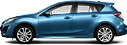Багажники Атлант для автомобиля Mazda 3 BL хэтчбек