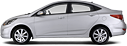 Багажник на крышу Hyundai Solaris седан