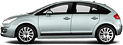 Багажники Атлант на крышу Citroen C4 c 2004 по 2011