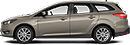 Багажник на крышу Ford Focus 3 универсал без рейлингов