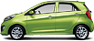 Багажники Атлант для автомобиля Киа Пиканто с 2011 года
