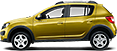 Багажники на рейлинги Атлант для Renault Sandero Stepway