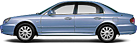 Багажники Атлант на Hyundai Sonata EF ТагАз
