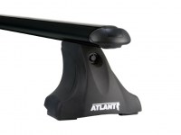 Багажник Атлант для Fiat Doblo опоры Е черные аэродинамические дуги
